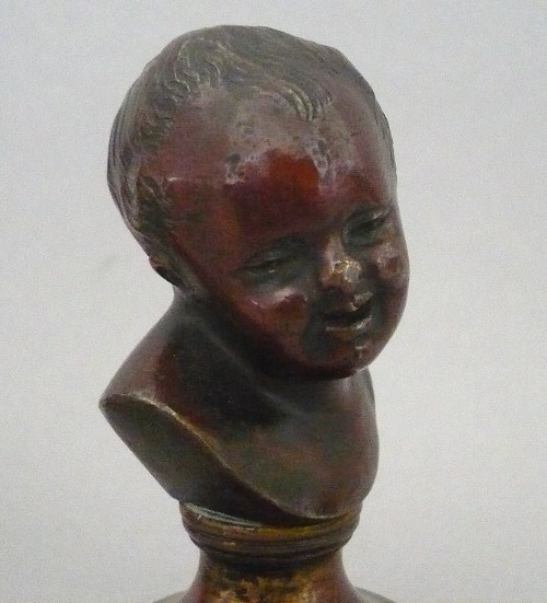 Deux Petits BUSTES en Bronze-Jean qui Pleure- Jean qui Rit - XIXe ...    PROMOTION !
