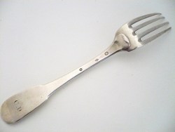 FOURCHETTE Argent-Poin&ccedil;on Coq-D&eacute;but XIXe