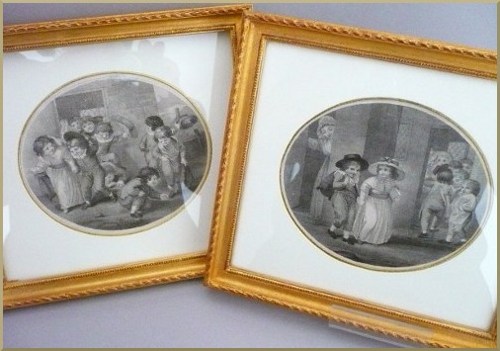 Petites GRAVURES - Thomas STOTHARD - C. KNIGHT - Fin XVIIIe ...