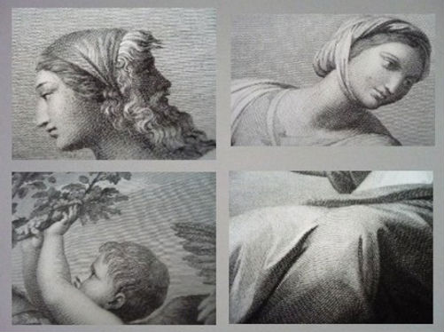 GRAVURE au Trait XVIIIe - Graveur Raphael MORGHEN 1758 -1832 ...