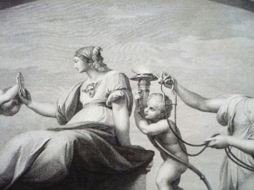 GRAVURE au Trait XVIIIe - Graveur Raphael MORGHEN 1758 -1832 ...