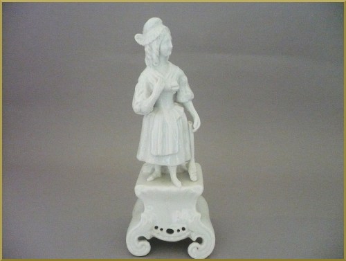 PORTE PLUME en Porcelaine de Paris - D&eacute;b. XIXe ...