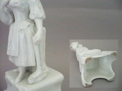 PORTE PLUME en Porcelaine de Paris - D&eacute;b. XIXe ...