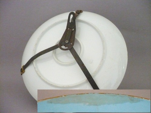 PLAT Porcelaine Ancienne - Peint &agrave; la Main - Epoque XIXe ...
