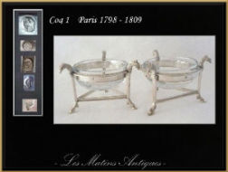 SALERONS Argent Massif EMPIRE 1er Coq ...